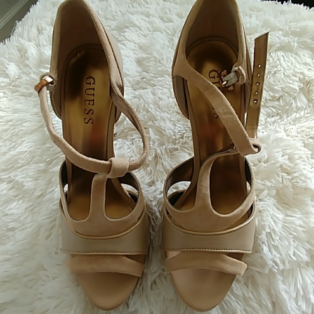 Guess Sexy Neutral Nude Shoes
